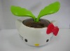 Wholesale big solar flower --- solar flower pot