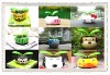 Wholesale solar cute flower animal pot plastic product series