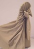 Wholesale satin universal chair cover for wedding,Standard banquet Chair covers,self tie chair cover