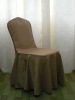 Wholesale bosi damask chair cover with swag bottom