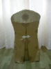 Wholesale satin damask chair cover