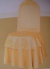 Wholesale damask chair cover with pleat