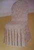 Wholesale damask chair cover with pleat