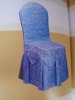 Wholesale damask chair cover with pleat
