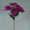 Wholesale XA0022 purple single decor christmas silk flowers