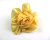 Wholesale New Ponytail Holders Silk Elastic Flower Orange
