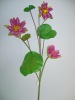 Wholesale 53" hand made artifical silk lotus flower