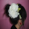 Wholesale Silk Rose Flower Hair Clip