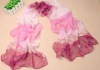 Wholesale silk ribbon scarf flower printed