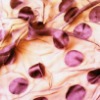 Wholesale printed silk/rayon burn-out fabric / silk flower fabric