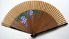 Wholesale Chinese Art Silk Bamboo Fan Flower