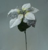 Wholesale XA0023 white single artificial silk flowers
