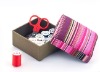 Wholesale souvenir gift silk flower household sewing Kit