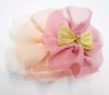 Wholesale fashion fancy silk flower metal hair clips accessories