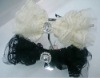 Wholesale large rhinestone silk flower headband