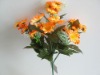 Wholesale 7 head calla silk artificia flower bunches