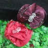 Wholesale Fashion silk flower ornaments for shoes and clothing