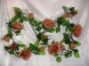 Silk Flower Garland for Wedding