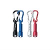 mini new shape multi UV LED flashlight and torch light carabiner