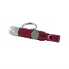 Wholesale mini new pen design fashion multi UV LED flashlight and torch Keychain with whistle