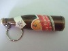 Wholesale LED bottle keychains mini keyring