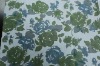 Wholesale hot poly cotton CVC covering yarns burnout woven fabric