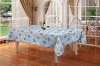 Wholesale printed pvc tablecloth with wave border