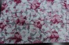 Wholesale Polyester Cotton CVC covering yarns printed burnout fabric for tablecloth