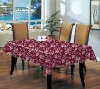 Wholesale waterproof family vinyl printed tablecloth