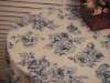 Wholesale round table cover/printed table cover/non-phthalate table cover
