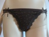 woman thong of cotton string