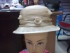 Wholesale white fashion lady's church hat MH-0226