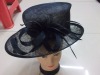 Wholesale party fashion feather lady's church hat MH-0217