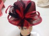 Wholesale party fashion feather lady's church hat MH-0215