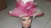 party fashion feather women flower church hat MH-0227