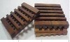 Wholesale square wooden pot mat