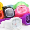 Wholesale waterproof silicone bracelet ,New style button silicone watch,Bracelet silicone watch
