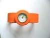 Wholesale mixed color cool snap silicone watch