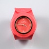 fashion pink mechanical silicone watch
