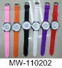Wholesale diamond silicone watch