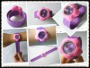 Wholesale snap silicone watch