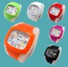 Wholesale fashion color Silicone Watch (CH10141)