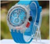 Wholesale sports silicone watch with led light