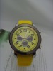 Wholesale cheap yellow band sport silicone Watch