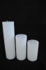 Wholesale white poured pillar candle/NO ANTI-DUMPING DUTY FOR USA MARKET
