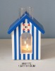 wooden hand-crave candle holder(59917C)