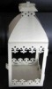 Wholesale new white metal lantern,decorative lantern,metal candle lantern in 2011