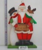 Wholesale Christmas season decoration wood candle holder