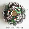 Wholesale Pinecone Wreath candle holer