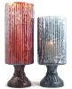 Wholesale handblown glass hurricane candle holder